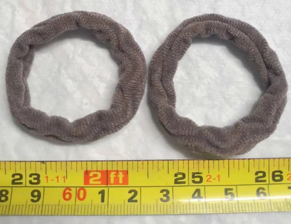 B7 Corbata para el cabello marrón mini corbata pelo banda elástica femenina cuerda para el cabello sombreros 5 piezas Foto 1 de 1