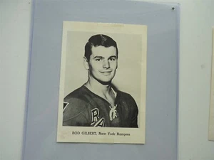 ROD GILBERT VINTAGE 1963 NHL PHOTO NEW YORK RANGERS ORIGINAL PHOTO - Picture 1 of 2