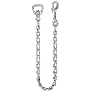 Cadena de plomo giratoria de hierro maleable enchapada en níquel Hilason Western 52AI 24" - Imagen 1 de 1