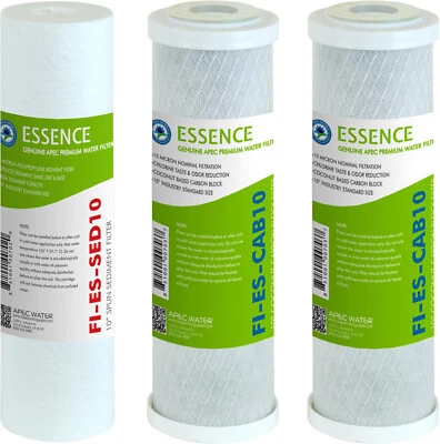 APEC Water FILTER-SET Replacement Pre-Filter Set For Essence Series Stage 1-3 - Image 1 of 4