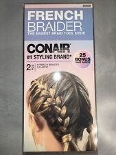 Conair French Braider Hair Style Tool West Braid #55609 Purple NEW