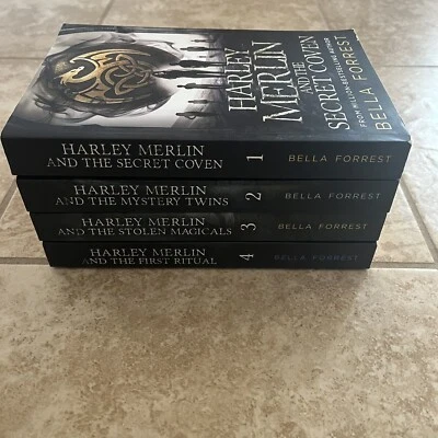 Harley Merlin Bella Forrest Series YA Fantasy Paperback Books 1 2 3 4 Lot Of 4 - Image 1 of 4