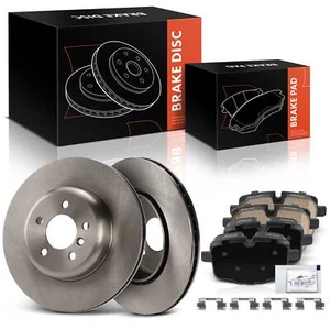 Rear Disc Rotors & Ceramic Brake Pads for BMW F06 F10 535i 550i 640i 650i xDrive - Picture 1 of 8