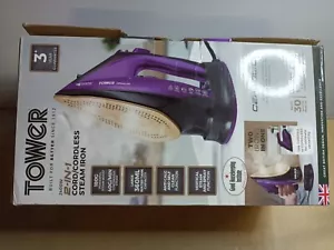Tower T22008 CeraGlide Cordless Steam Iron with Ceramic Soleplate and... - Picture 1 of 6