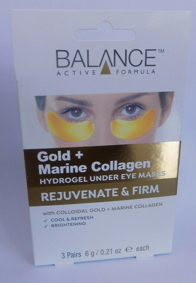 3 Pairs of Balance Active Formula Rejuvenate & Firm Eye Masks