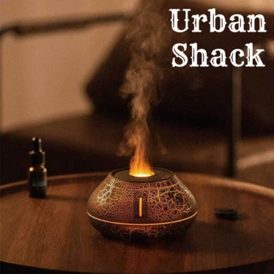 Nuevo Humidificador Colorido Simulación Llama Aroma Difusor Escritorio Creatividad Húmedo Foto 1 de 2