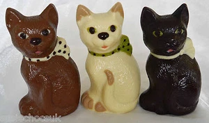 Belgian Chocolate Cat.Hand-made.Choose from three variations - Picture 1 of 4