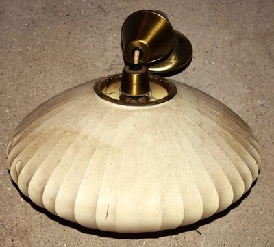 Vintage 1950s George Nelson Howard Miller Bubble Pendant Lamp Mid Century Saucer - Image 1 of 4