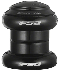 FSA Orbit X 1 Black Threadless Headset CNC Machined Aluminum Cups Bike Bicycle - Picture 1 of 1