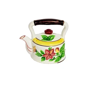 Vintage Ucagco Japan Small Hand Painted Teapot Planter for Succulents Ceramic - Picture 1 of 11