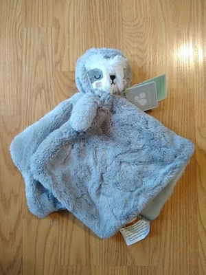 Manta de seguridad Just Born gris perezoso bebé bebé niño niña NUEVA NUEVA CON ETIQUETAS Foto 1 de 4