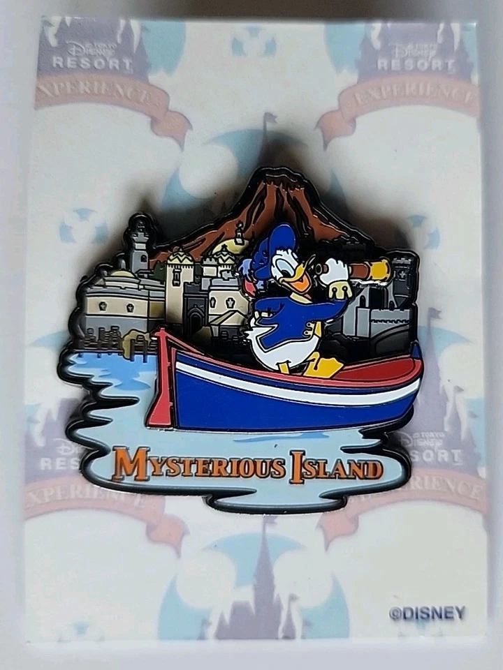 2003 年东京迪士尼体验唐纳德神秘岛 LE 100 针,别针 21173 — 第 1/1 张图片