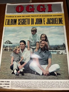 Vintage 1964 Oggi Italian Magazine: JFK John F Kennedy Jacqueline Secret Album - Bild 1 von 9