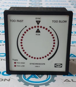 USED DEIF CSQ-2 LED SYNCHROSCOPE Relay 450V - Picture 1 of 6