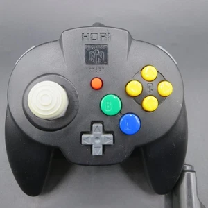 Hori Mini Pad 64 Nintendo 64 Controller Black N64 Genuine - Picture 1 of 9