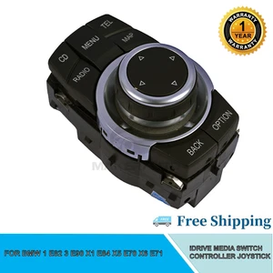 FOR BMW 1 E82 3 E90 X1 E84 X5 E70 X6 E71 iDRIVE MEDIA SWITCH CONTROLLER JOYSTICK - Bild 1 von 8