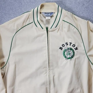 Chaqueta Marfil Swingster Vintage Años 80 Boston Celtics Talla Grande LEER - Imagen 1 de 16