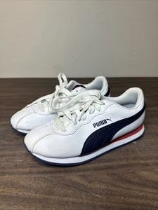 PUMA Turin 2 Women Size 4C Sneakers Red White Blue 366773-23 - Picture 1 of 12