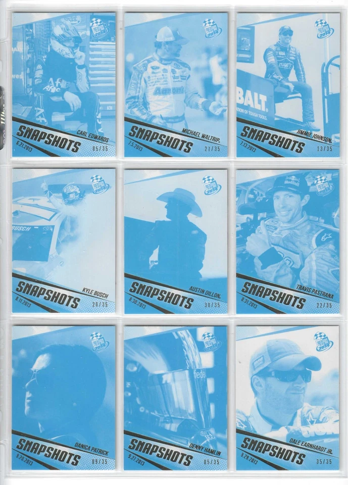 *2014 Press Pass COLOR PROOF CYAN PARALLEL #94 Kyle Busch #20/35!-ONE CARD* - Image 1 of 4