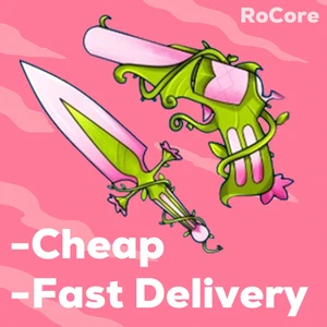 Murder Mystery 2 🌺 Bloom Set 🌺 - Bloom Gun + Flora Knife - Picture 1 of 1