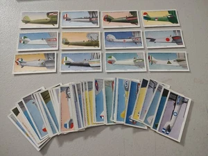 Tarjetas de cigarrillo Lambert & Butler 1937 JUEGO COMPLETO DE 50 ~ MARCAS DE AVIÓN - Imagen 1 de 2
