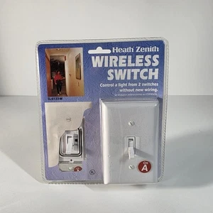Heath Zenith Funk Wandschalter Steuerung A Licht aus 2 Schaltern ohne neue Verkabelung - Bild 1 von 7