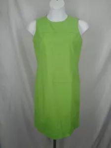 Lauren Ralph Lauren Green Sleeveless Sheath Dress Size 10 Garden Lime New - Picture 1 of 9