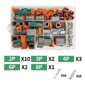 588 Piece DT Deutsch Connector Plug Kit 2/3/4/6/8 Pin - CRIMP TERMINAL - Picture 1 of 2