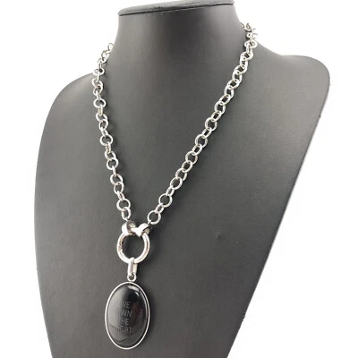 ⭐ Leonardo Halskette Collier Anhänger Strass Stein Kette Perle Silber 131 ⭐ - Bild 1 von 4