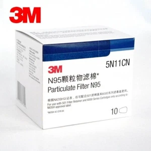 Filtro de partículas 3M 5N11CN algodón filtro de gas algodón para 6200/7502 - paquete de 10 - Imagen 1 de 4
