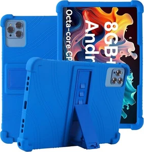 Protective Case for 10.1 inch Android Tablet Cover Silicone w/ Multi-Angle Stand - Picture 1 of 18