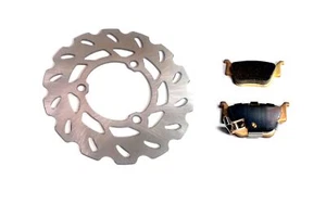 ATVPC Rear Brake Rotor & Pads for Honda TRX450R / TRX450ER 2004-2014 - Picture 1 of 4