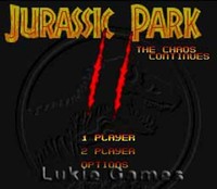 Jurassic Park 2 - SNES Super Nintendo Game