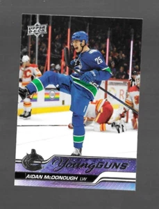 AIDAN MCDONOUGH 2023-24 Upper Deck Young Guns RC #232 CANUCKS ROOKIE CARD - Picture 1 of 2