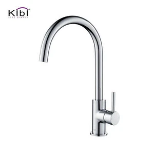 Lead Free Solid Brass High Arc Single Handle Bar Kitchen Sink Faucet Mixer Tap - Picture 1 of 9
