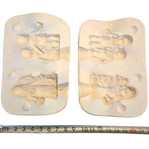Kimple Ceramic Slip Cast Clay Mold VTG 1996 2713 Sept/Oct Native Indian Childre - Picture 1 of 24