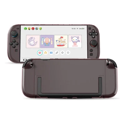GeekShare Clear Protective Case for Nintendo Switch 2025 Shell Cover Pink / Blue - Image 1 of 4