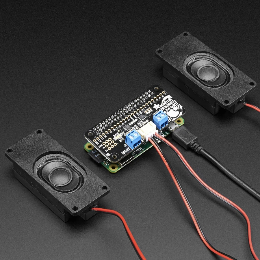 Adafruit I2S 3W Stereo Lautsprecher-Bonnet für Raspberry Pi Zero, Pi Zero W,3346 - Bild 1 von 4