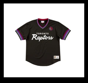 Camiseta deportiva de malla cuello en V de Mitchell & Ness de los Toronto Raptors de la NBA - Imagen 1 de 2