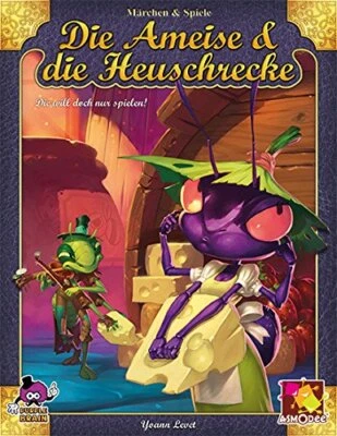 Gesellschaftsspiel "Die Ameise und die Heuschrecke", Asmodee, Purple Brain - Bild 1 von 4
