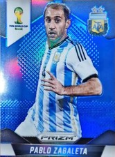 2014 FIFA WORLD CUP BRAZIL PABLO ZABALETA ARGENTINA BLUE PRIZM 133/199 #7