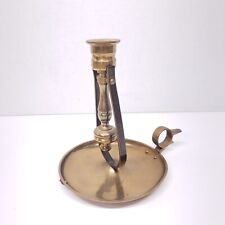 Vintage Brass Nautical Gimbal Sailing Ship Hand Or Wall Use Candle Stick Holder