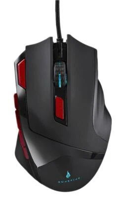 Eagle Claw 8 Button RGB Gaming Mouse, Black - 48817 - Image 1 of 2