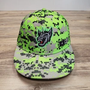 Round Rock Express Chupacabras Hat Cap M/L OC Sports MiLB Camo Gray Green - Picture 1 of 9