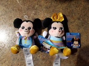 NEU Walt Disney World 50th Anniversary Wishables Mickey & Minnie Mouse Plushes - Bild 1 von 7