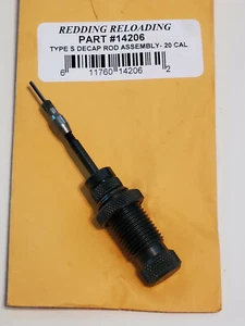 14206 REDDING TYPE-S DECAPPING ROD ASSEMBLY - 204 RUGER/20 TACTICAL - NEW - Picture 1 of 1