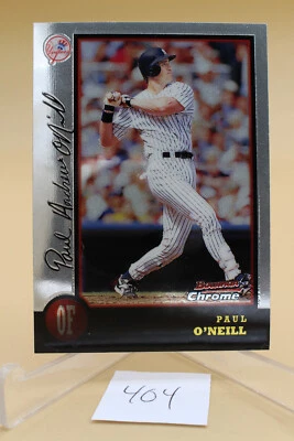 1998 Bowman Chrome New York Yankees Baseball Card #241 Paul O'Neill NM+ - Image 1 of 2