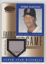 2001 Leaf Certified Materials Fabric of the Game Pedro Martinez #FG-45 HOF