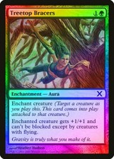 Treetop Bracers FOIL 10th Edition MINT Green Common MAGIC MTG CARD ABUGames