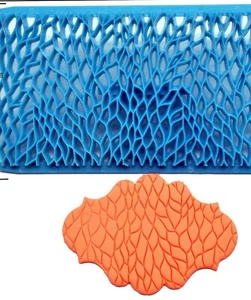 Cake Embosser Tree Leaves Cutter Stamp Fondant Icing Cake Decorating Pastry Tool - Picture 1 of 6